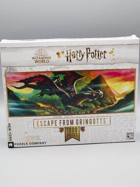 Harry Pottery Wizarding World Escape from Gringotts 1000-Piece Jigsaw Puzzle
